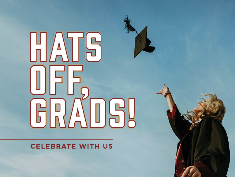 Hats Off, Grads! Celebrate With Us!
