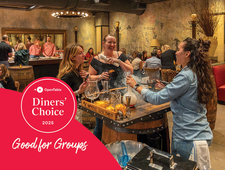 Voted "good for groups" by Opentable